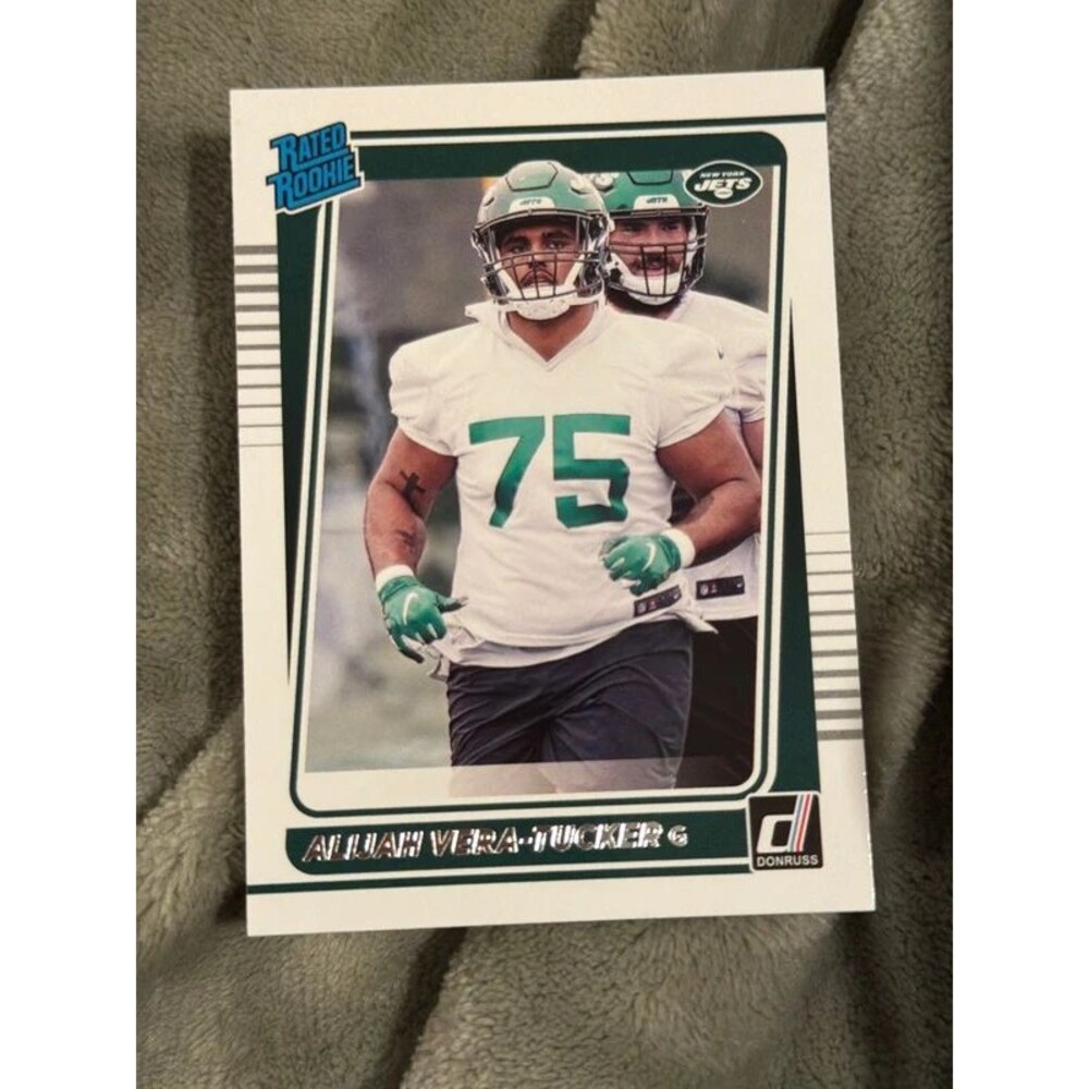 2021 Panini Donruss #333 Alijah Vera-Tucker Rated Rookie